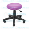 Banco giratorio tapizado con ruedas neumático - Banco giratorio - CIIASA - MEDILANDIA | Tienda de productos médicos