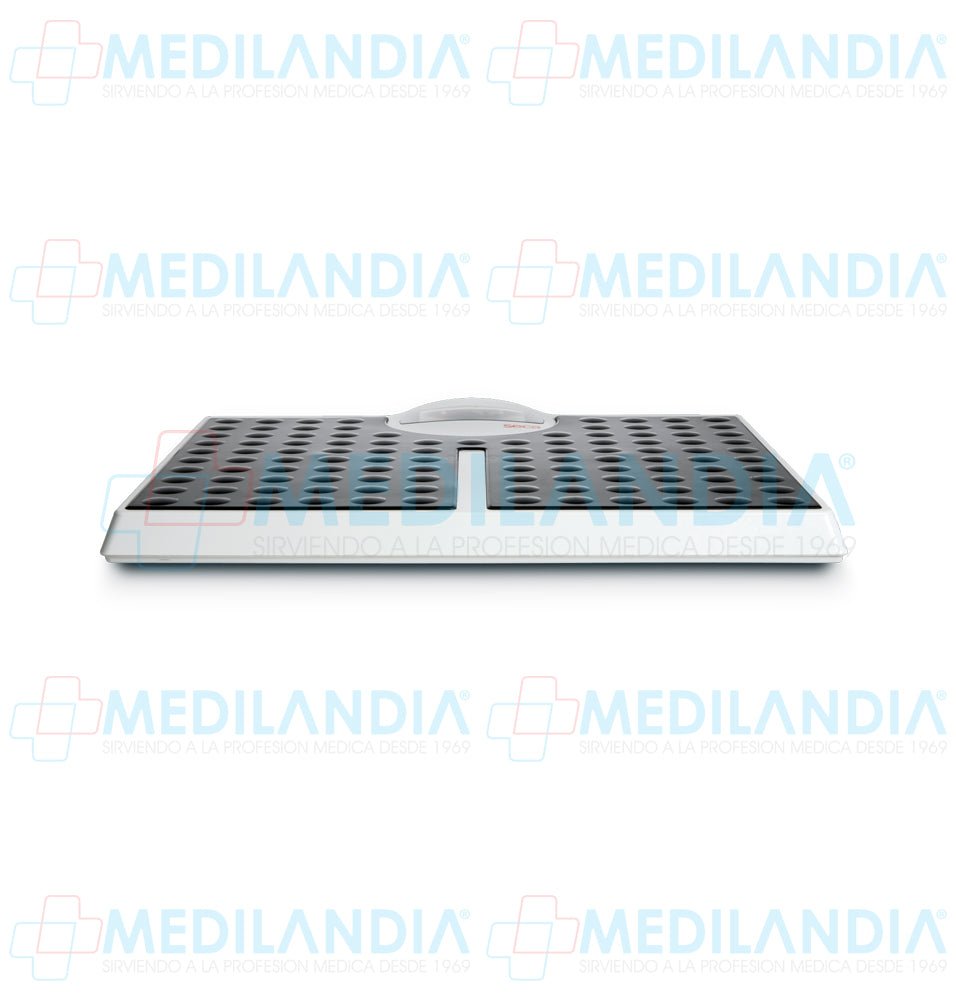 Bascula electrónica de piso con plataforma extra grande capacidad de 200 kg - Báscula de piso electrónica - SECA - MEDILANDIA | Tienda de productos y equipos médicos de calidad en México | Soluciones profesionales para clínicas, hospitales y consultorios.