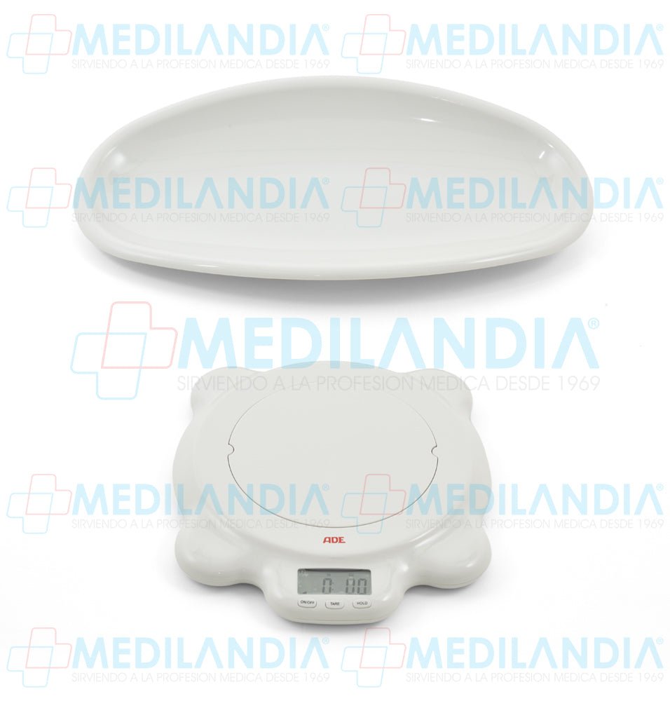 Bascula electronica para bebes y niños (2 en 1) capacidad de 50 Kg - Báscula pesa bebé - ADE - MEDILANDIA | Tienda de productos y equipos médicos de calidad en México | Soluciones profesionales para clínicas, hospitales y consultorios.