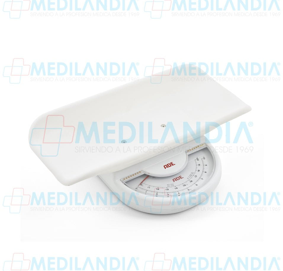 Báscula mecánica para bebés y niños pequeños - Báscula pesa bebé - ADE - MEDILANDIA | Tienda de productos y equipos médicos de calidad en México | Soluciones profesionales para clínicas, hospitales y consultorios.