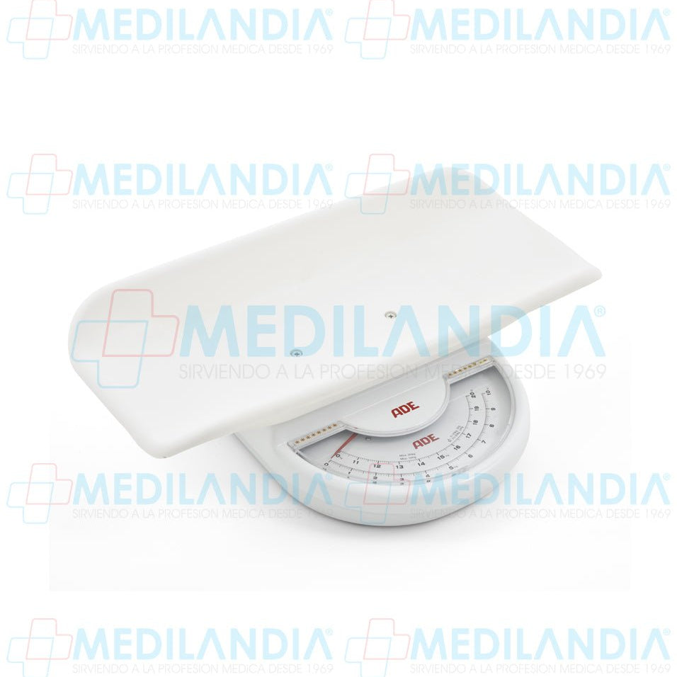 Báscula mecánica para bebés y niños pequeños - Báscula pesa bebé - ADE - MEDILANDIA | Tienda de productos y equipos médicos de calidad en México | Soluciones profesionales para clínicas, hospitales y consultorios.