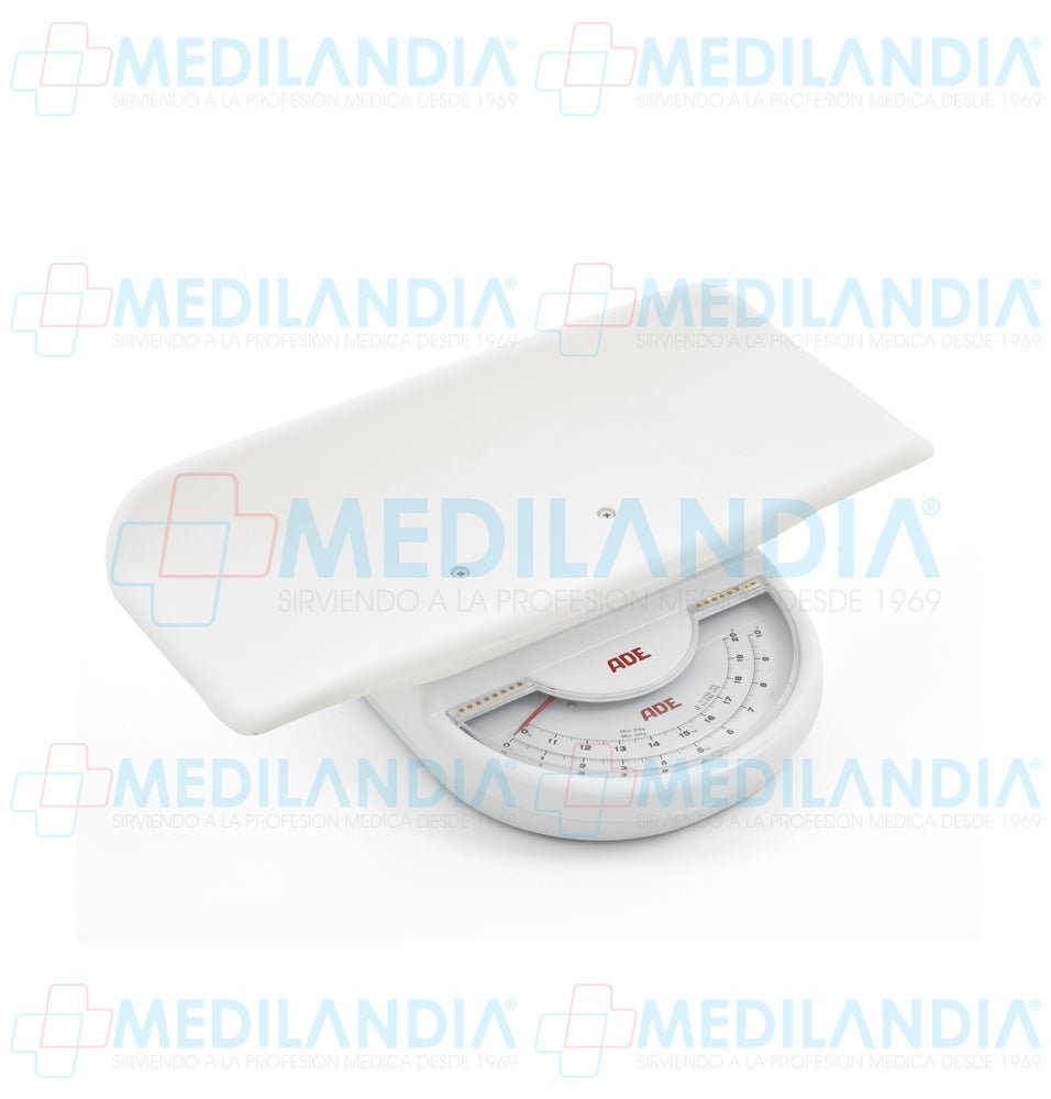 Báscula mecánica para bebés y niños pequeños - Báscula pesa bebé - ADE - MEDILANDIA | Tienda de productos y equipos médicos de calidad en México | Soluciones profesionales para clínicas, hospitales y consultorios.