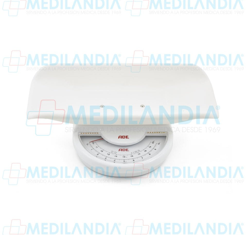 Báscula mecánica para bebés y niños pequeños - Báscula pesa bebé - ADE - MEDILANDIA | Tienda de productos y equipos médicos de calidad en México | Soluciones profesionales para clínicas, hospitales y consultorios.