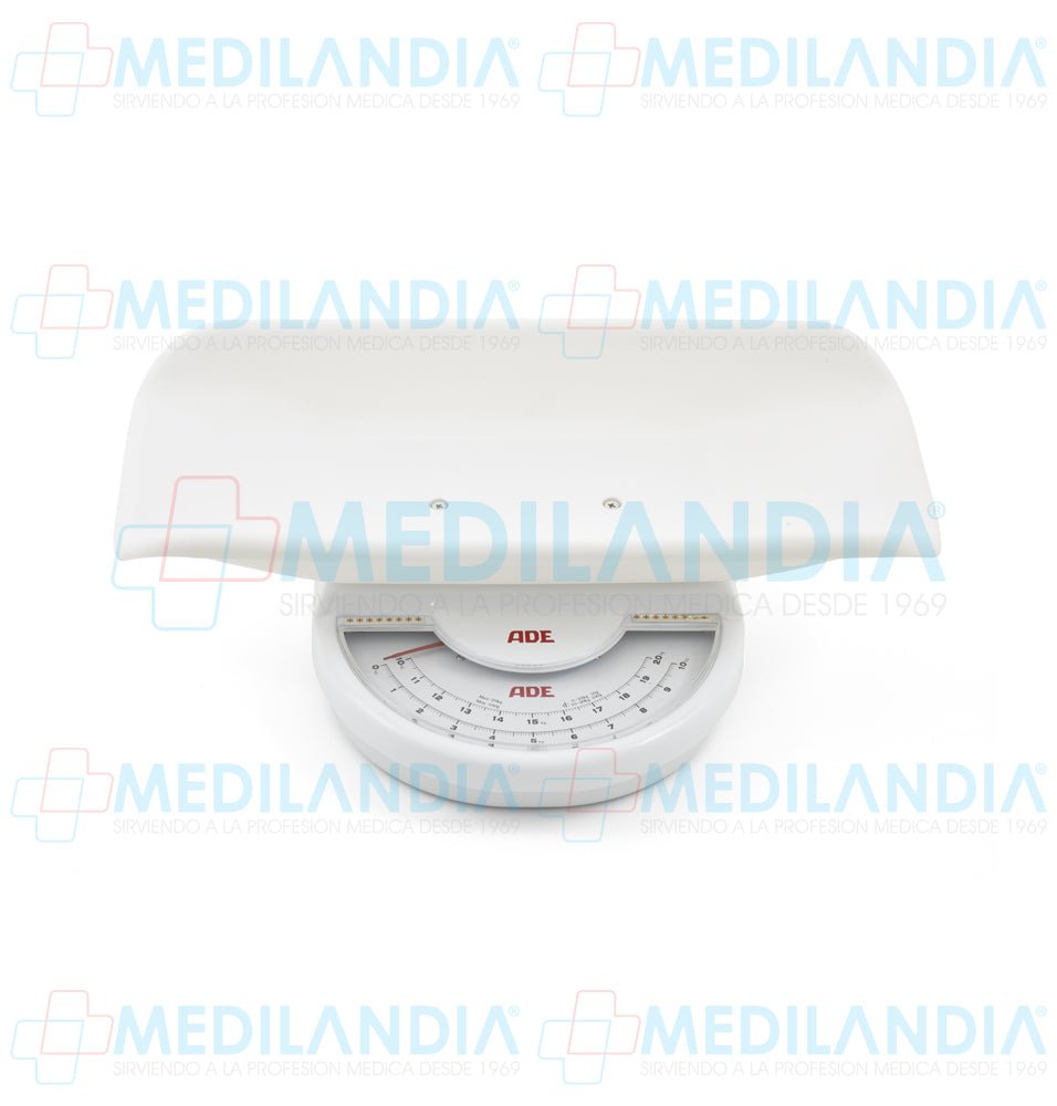 Báscula mecánica para bebés y niños pequeños - Báscula pesa bebé - ADE - MEDILANDIA | Tienda de productos y equipos médicos de calidad en México | Soluciones profesionales para clínicas, hospitales y consultorios.