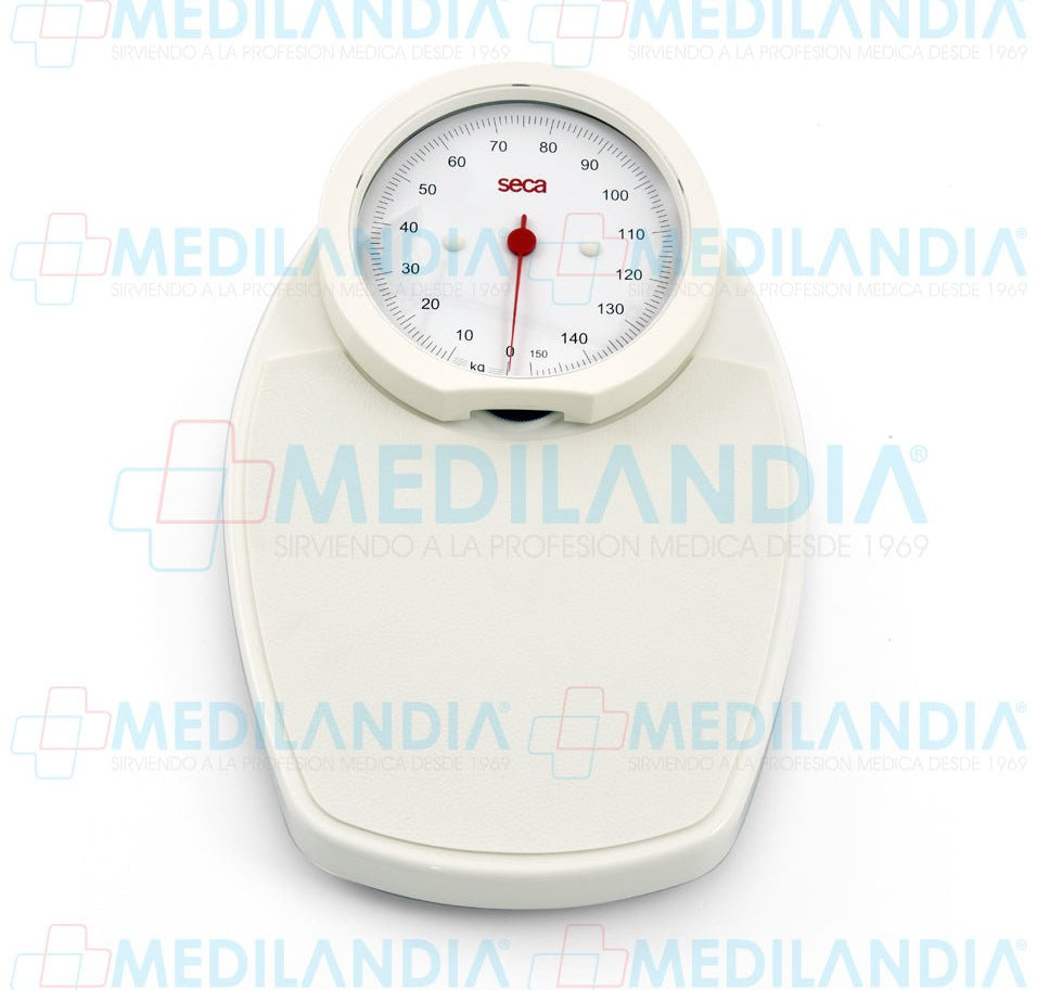 Báscula para baño mecánica con disco 150 kg. - Báscula de piso mecánica - SECA - MEDILANDIA | Tienda de productos y equipos médicos de calidad en México | Soluciones profesionales para clínicas, hospitales y consultorios.