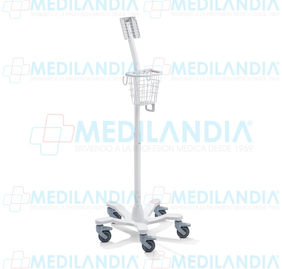 Base rodable con soporte para monitor - Base para monitor - WELCH ALLYN - MEDILANDIA | Tienda de productos médicos