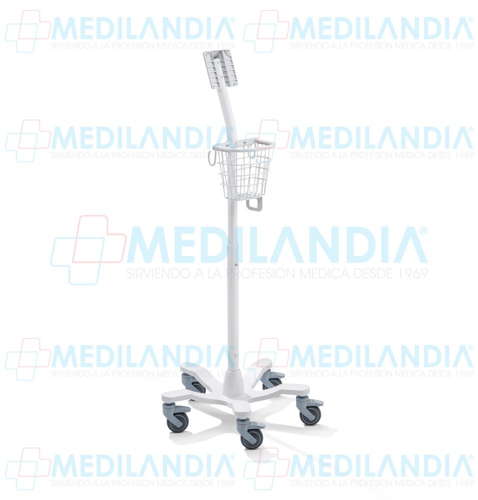Base rodable con soporte para monitor - Base para monitor - WELCH ALLYN - MEDILANDIA | Tienda de productos médicos