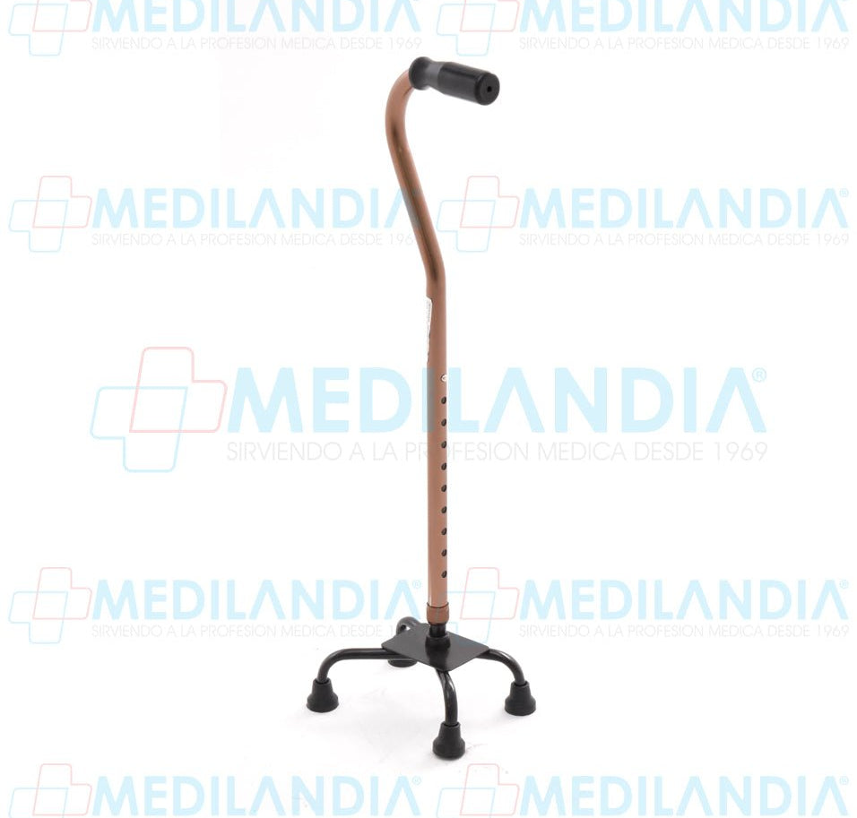 Bastón 4 apoyos color bronce - Bastón - MEDICAL STORE - MEDILANDIA | Tienda de productos médicos