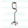 Bastón aluminio con doble con base de 4 apoyos chica altura variable 79 a 94 cm - Bastón - SUPER CONFORT- MEDILANDIA | Tienda de productos y equipos médicos de calidad en México | Soluciones profesionales para clínicas, hospitales y consultorios.
