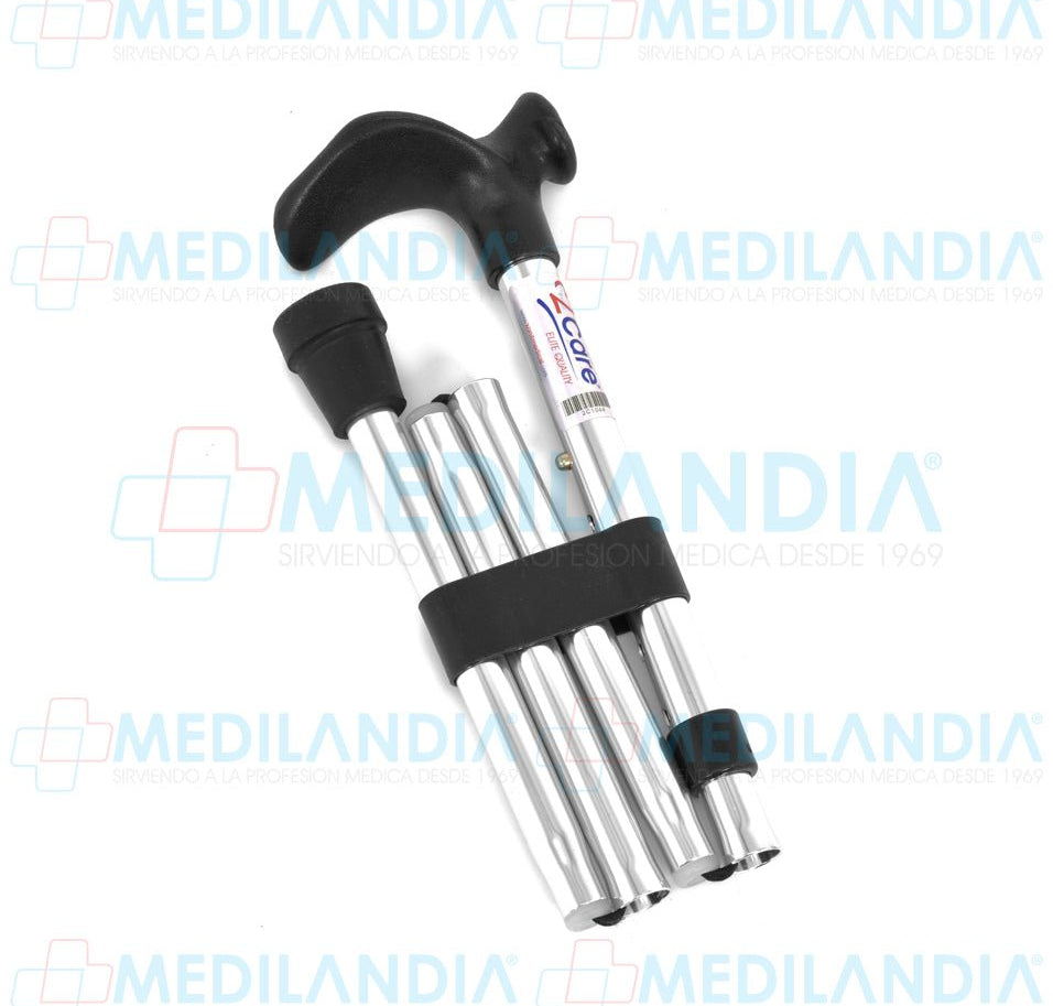 Bastón aluminio plegable ergonomico mano izquierda - Bastón - 2CARE - MEDILANDIA | Tienda de productos médicos