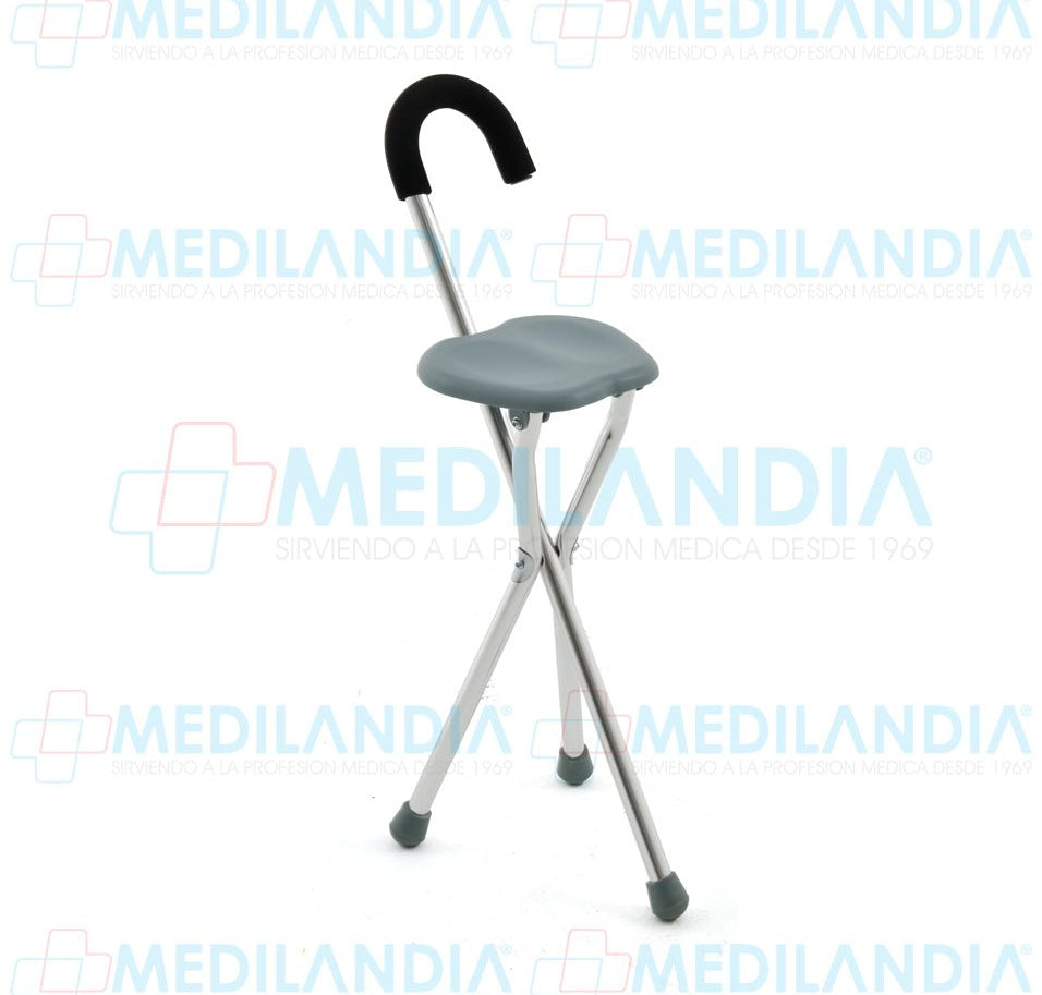 Bastón con banco con asiento ergonómico - Bastón con banco - OA - MEDILANDIA | Tienda de productos y equipos médicos de calidad en México | Soluciones profesionales para clínicas, hospitales y consultorios.