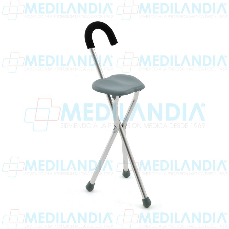 Bastón con banco con asiento ergonómico - Bastón con banco - OA - MEDILANDIA | Tienda de productos y equipos médicos de calidad en México | Soluciones profesionales para clínicas, hospitales y consultorios.