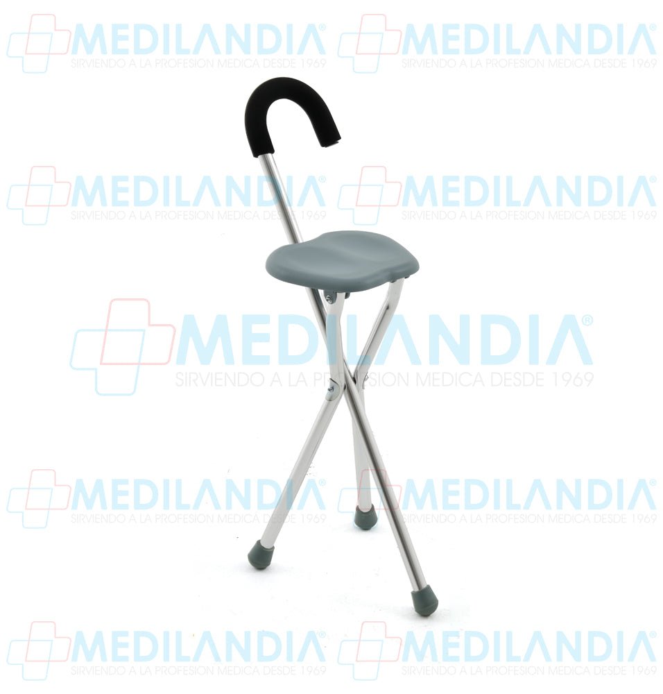 Bastón con banco con asiento ergonómico - Bastón con banco - OA - MEDILANDIA | Tienda de productos y equipos médicos de calidad en México | Soluciones profesionales para clínicas, hospitales y consultorios.