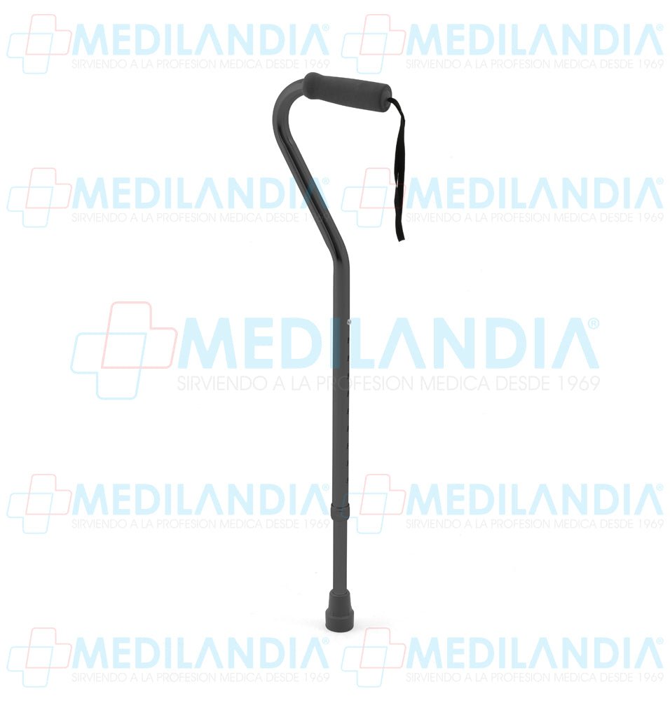 Bastón de aluminio con cuello de ganso - Bastón - EM - MEDILANDIA | Tienda de productos y equipos médicos de calidad en México | Soluciones profesionales para clínicas, hospitales y consultorios.