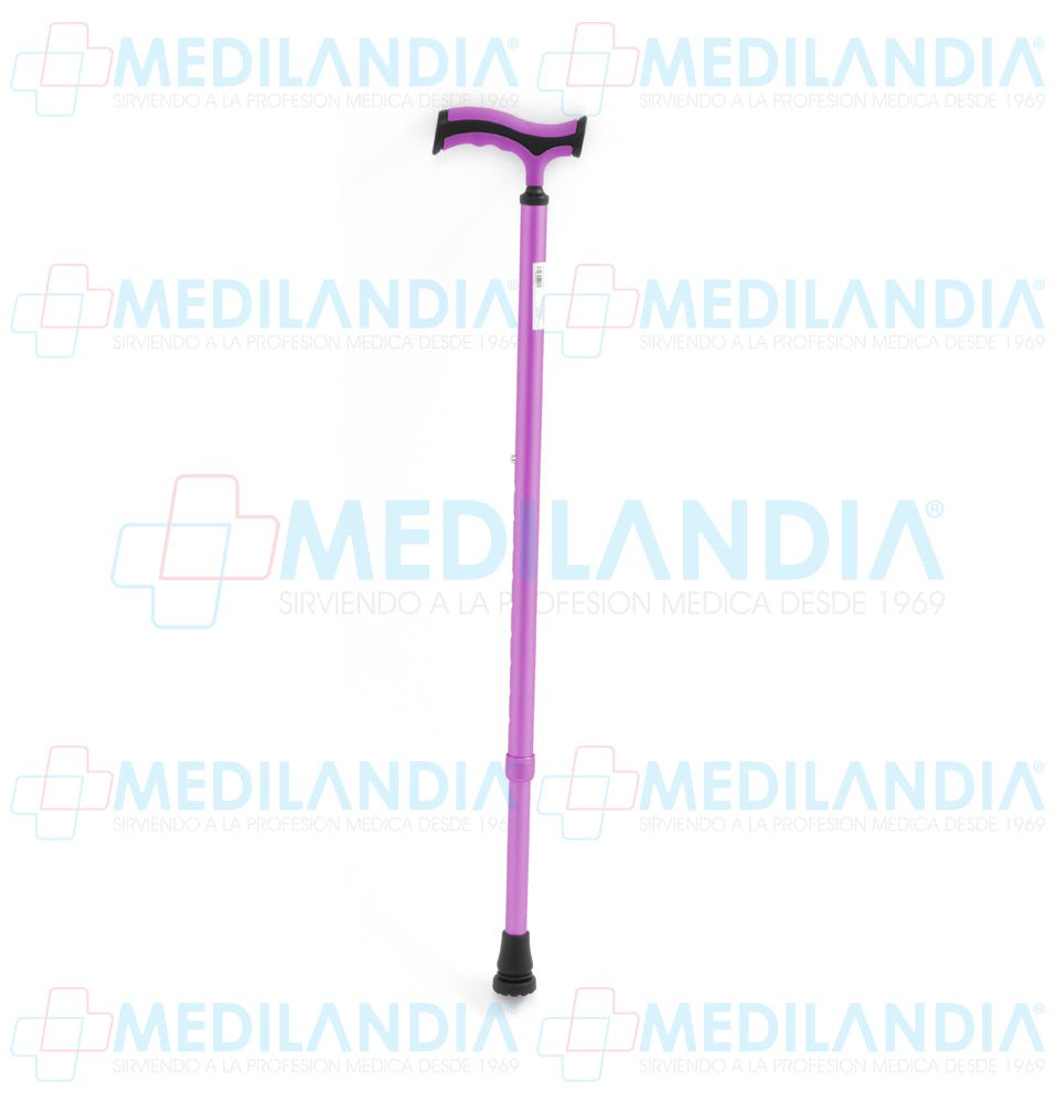 Bastón de aluminio con mango tipo Alemán ultra ajustable - Bastón - SUPER CONFORT - MEDILANDIA | Tienda de productos médicos