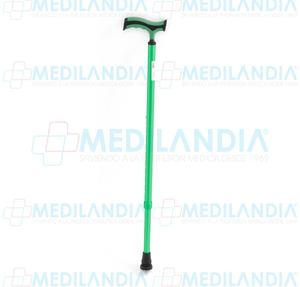 Bastón de aluminio con mango tipo Alemán ultra ajustable - Bastón - SUPER CONFORT - MEDILANDIA | Tienda de productos médicos