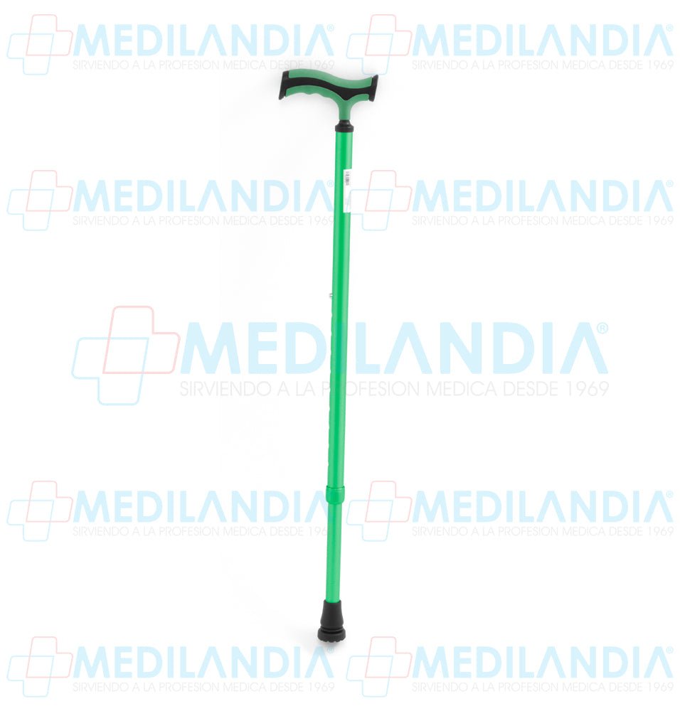 Bastón de aluminio con mango tipo Alemán ultra ajustable - Bastón - SUPER CONFORT - MEDILANDIA | Tienda de productos médicos
