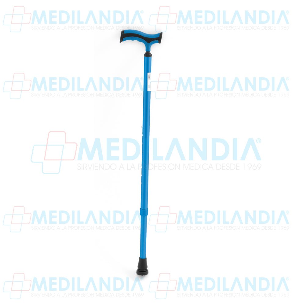 Bastón de aluminio con mango tipo Alemán ultra ajustable - Bastón - SUPER CONFORT - MEDILANDIA | Tienda de productos médicos