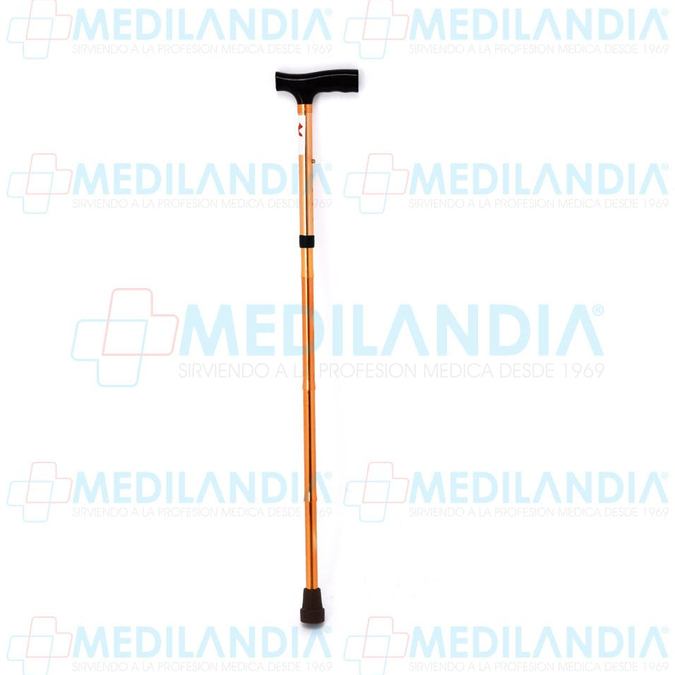 Bastón de aluminio plegable con agarre de madera tipo alemán - Bastón - XONIT - MEDILANDIA | Tienda de productos médicos