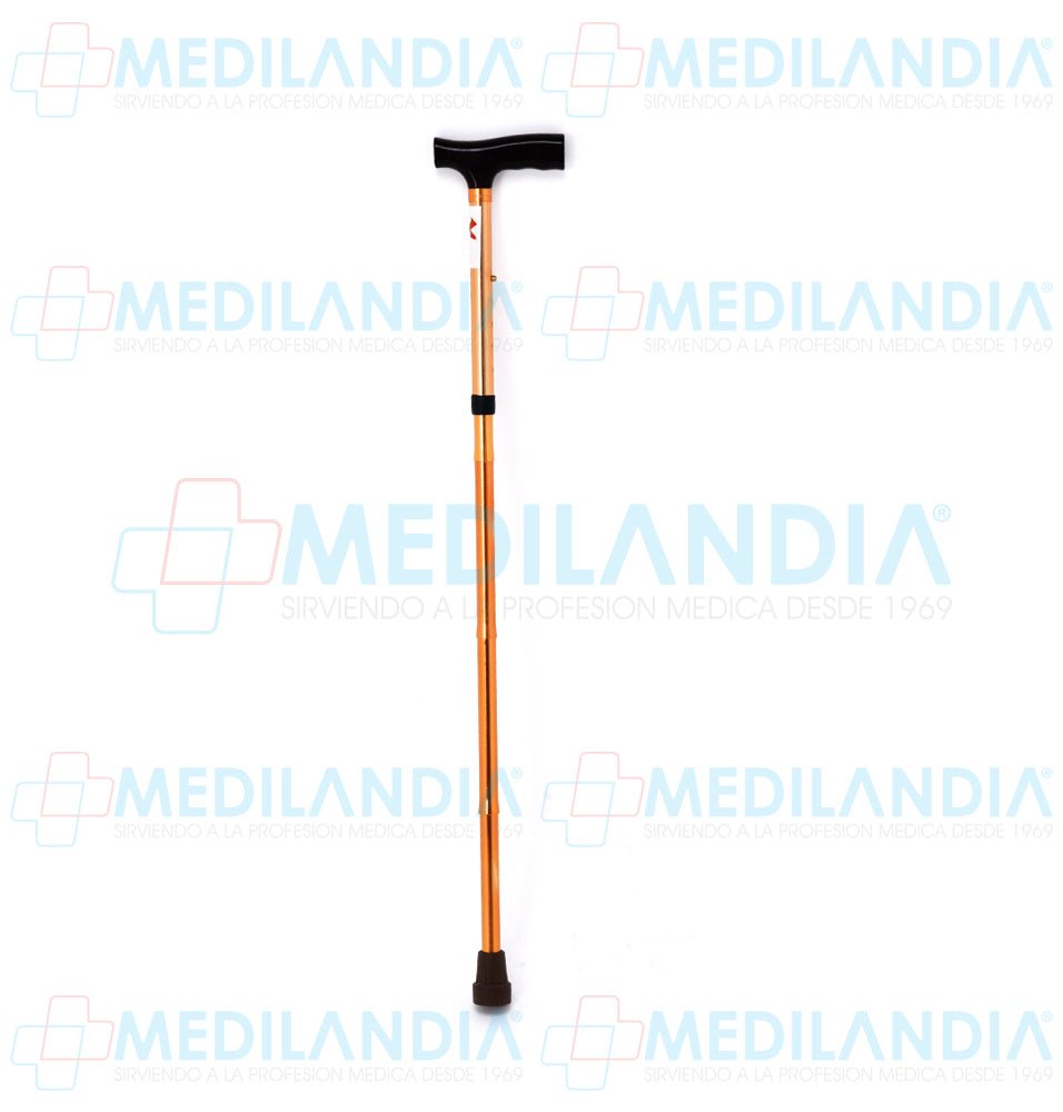 Bastón de aluminio plegable con agarre de madera tipo alemán - Bastón - XONIT - MEDILANDIA | Tienda de productos médicos