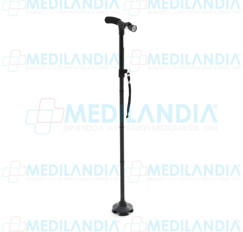 Bastón plegable 4 en 1 con luz LED - Bastón - MOBICARE - MEDILANDIA | Tienda de productos médicos