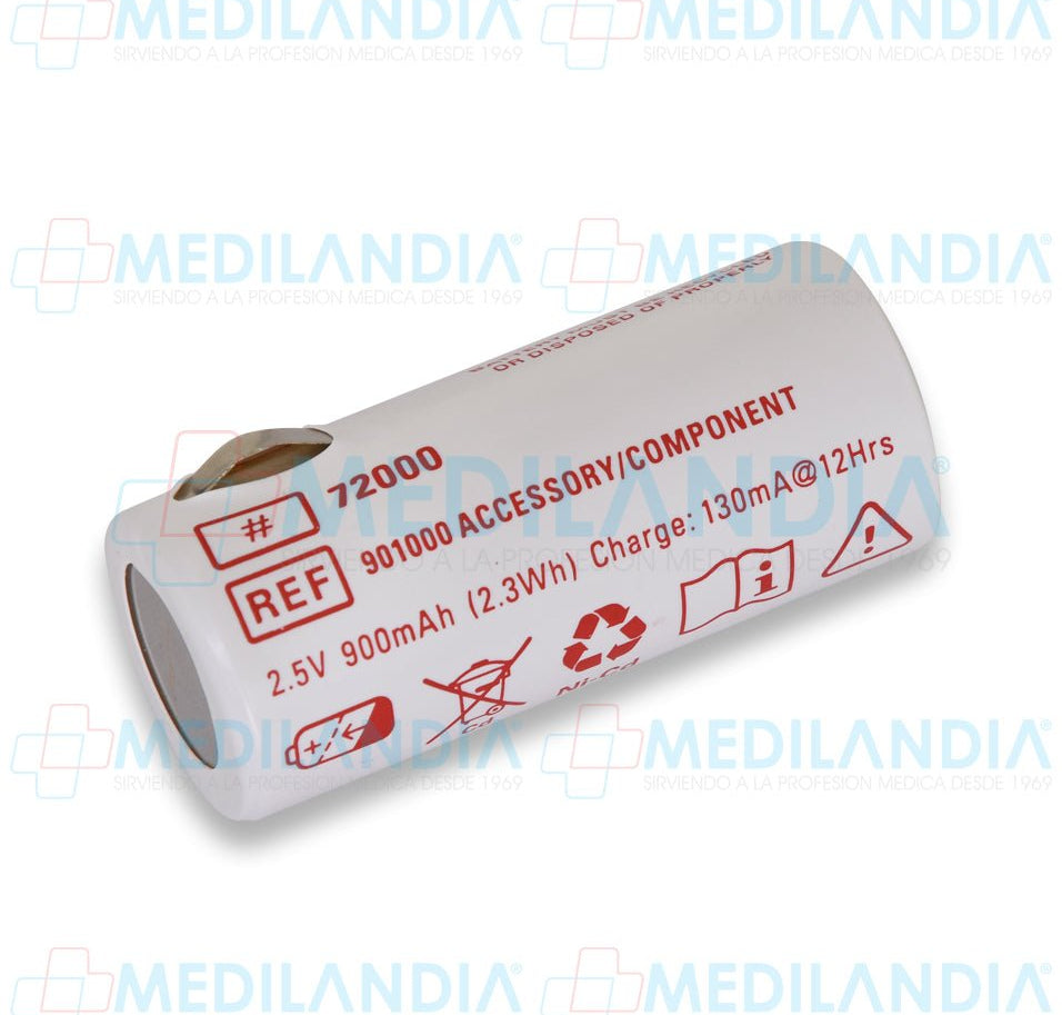 Batería de níquel - cadmio recargable Welch Allyn 72000 2.5v - Batería - WELCH ALLYN - MEDILANDIA | Tienda de productos médicos