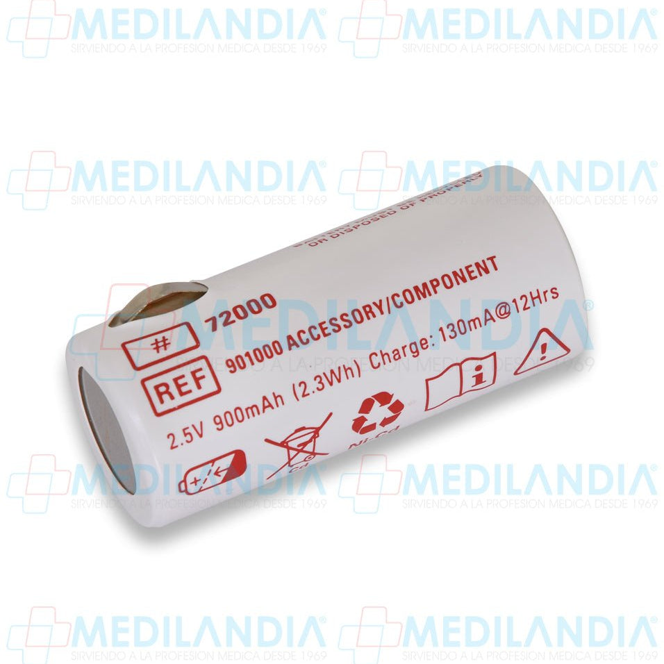 Batería de níquel - cadmio recargable Welch Allyn 72000 2.5v - Batería - WELCH ALLYN - MEDILANDIA | Tienda de productos médicos