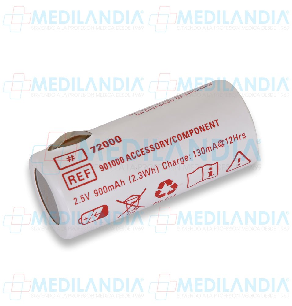 Batería de níquel - cadmio recargable Welch Allyn 72000 2.5v - Batería - WELCH ALLYN - MEDILANDIA | Tienda de productos médicos