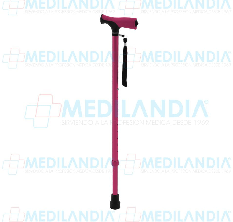 Baton de aluminio con mango tipo francés de TPR - Bastón - EM - MEDILANDIA | Tienda de productos y equipos médicos de calidad en México | Soluciones profesionales para clínicas, hospitales y consultorios.