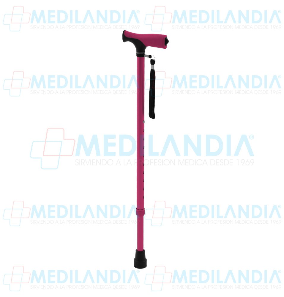 Baton de aluminio con mango tipo francés de TPR - Bastón - EM - MEDILANDIA | Tienda de productos y equipos médicos de calidad en México | Soluciones profesionales para clínicas, hospitales y consultorios.