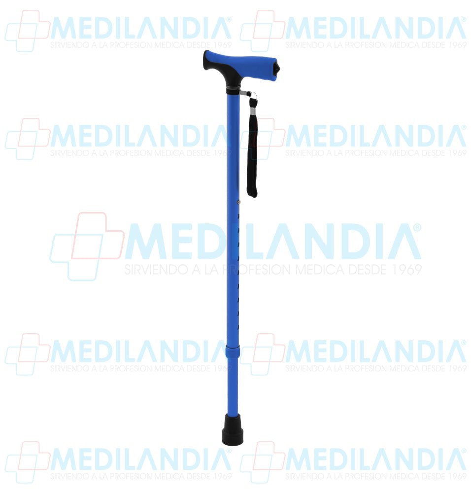 Baton de aluminio con mango tipo francés de TPR - Bastón - EM - MEDILANDIA | Tienda de productos y equipos médicos de calidad en México | Soluciones profesionales para clínicas, hospitales y consultorios.