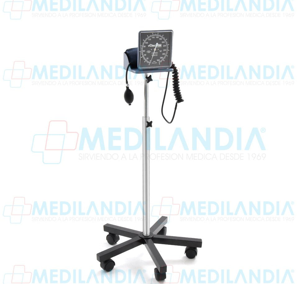Baumanómetro aneroide móvil con pedestal - Baumanometro de pedestal - CHECKATEK - MEDILANDIA | Tienda de productos médicos