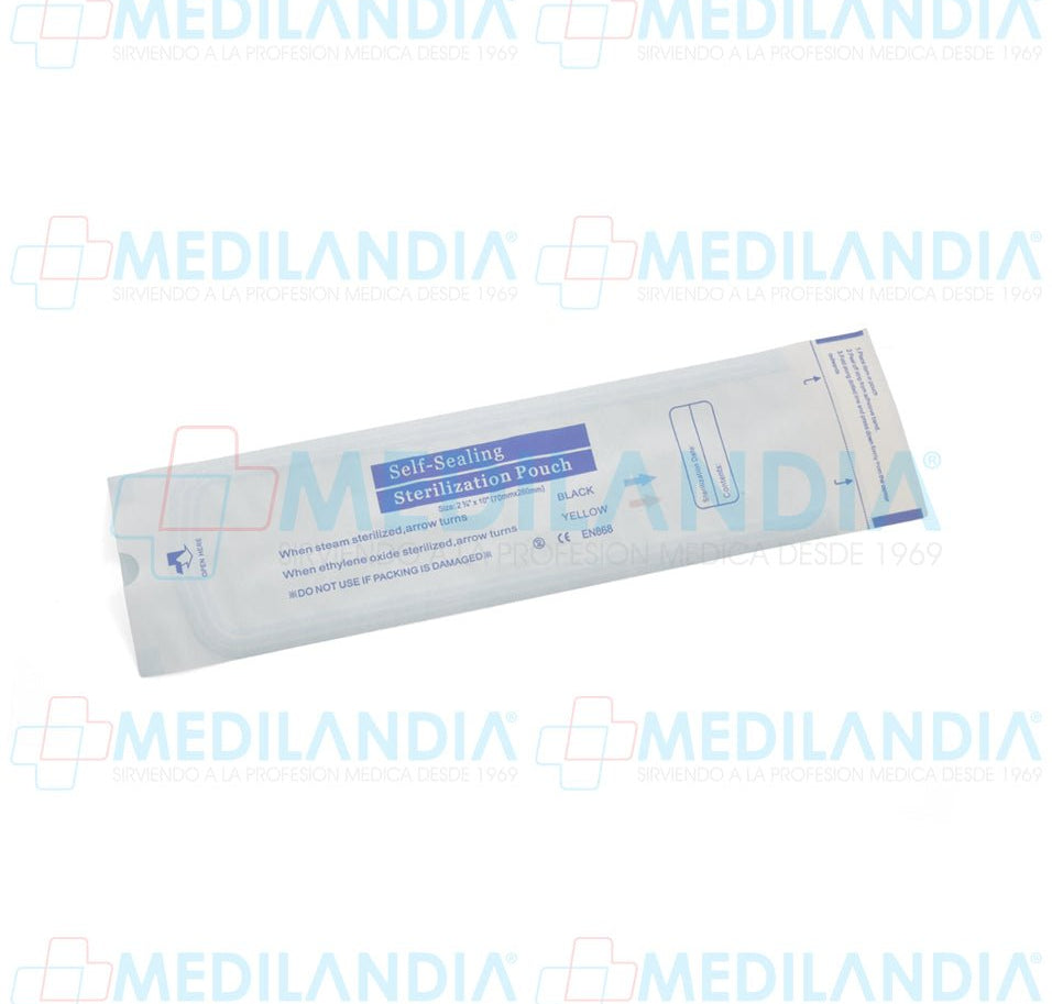 Bolsa para esterilizar caja con 200 piezas - Bolsa para esterilizar - MEDILANDIA - MEDILANDIA | Tienda de productos y equipos médicos de calidad en México | Soluciones profesionales para clínicas, hospitales y consultorios.