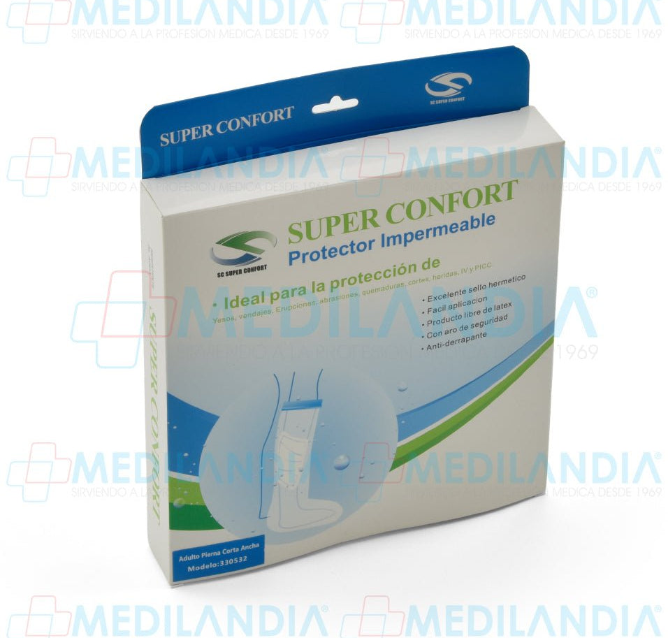 Bolsa protectora de ducha corta para pie adulto - Bolsa protectora - SUPER CONFORT- MEDILANDIA | Tienda de productos y equipos médicos de calidad en México | Soluciones profesionales para clínicas, hospitales y consultorios.