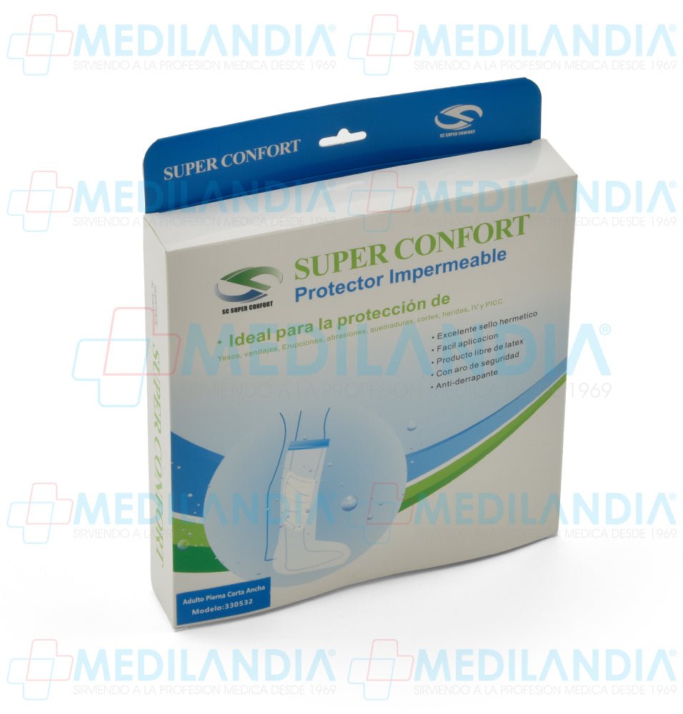 Bolsa protectora de ducha corta para pie adulto - Bolsa protectora - SUPER CONFORT- MEDILANDIA | Tienda de productos y equipos médicos de calidad en México | Soluciones profesionales para clínicas, hospitales y consultorios.