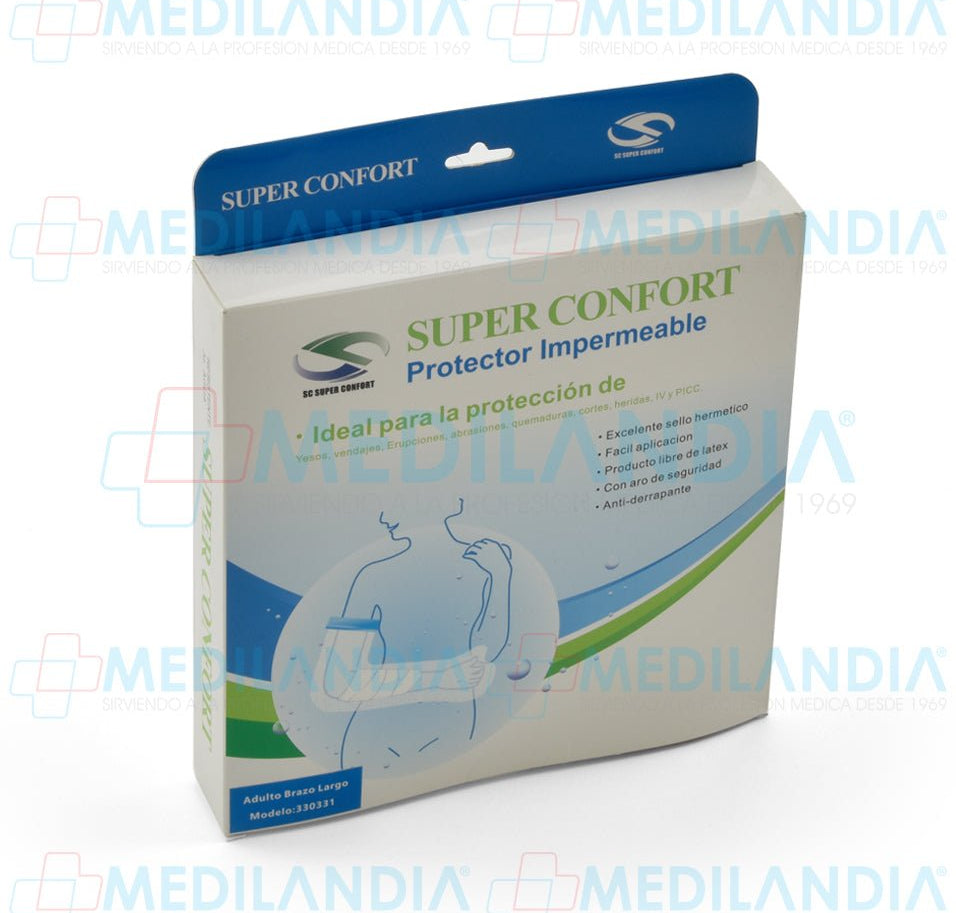 Bolsa protectora de ducha larga para mano adulto - Bolsa protectora - SUPER CONFORT- MEDILANDIA | Tienda de productos y equipos médicos de calidad en México | Soluciones profesionales para clínicas, hospitales y consultorios.