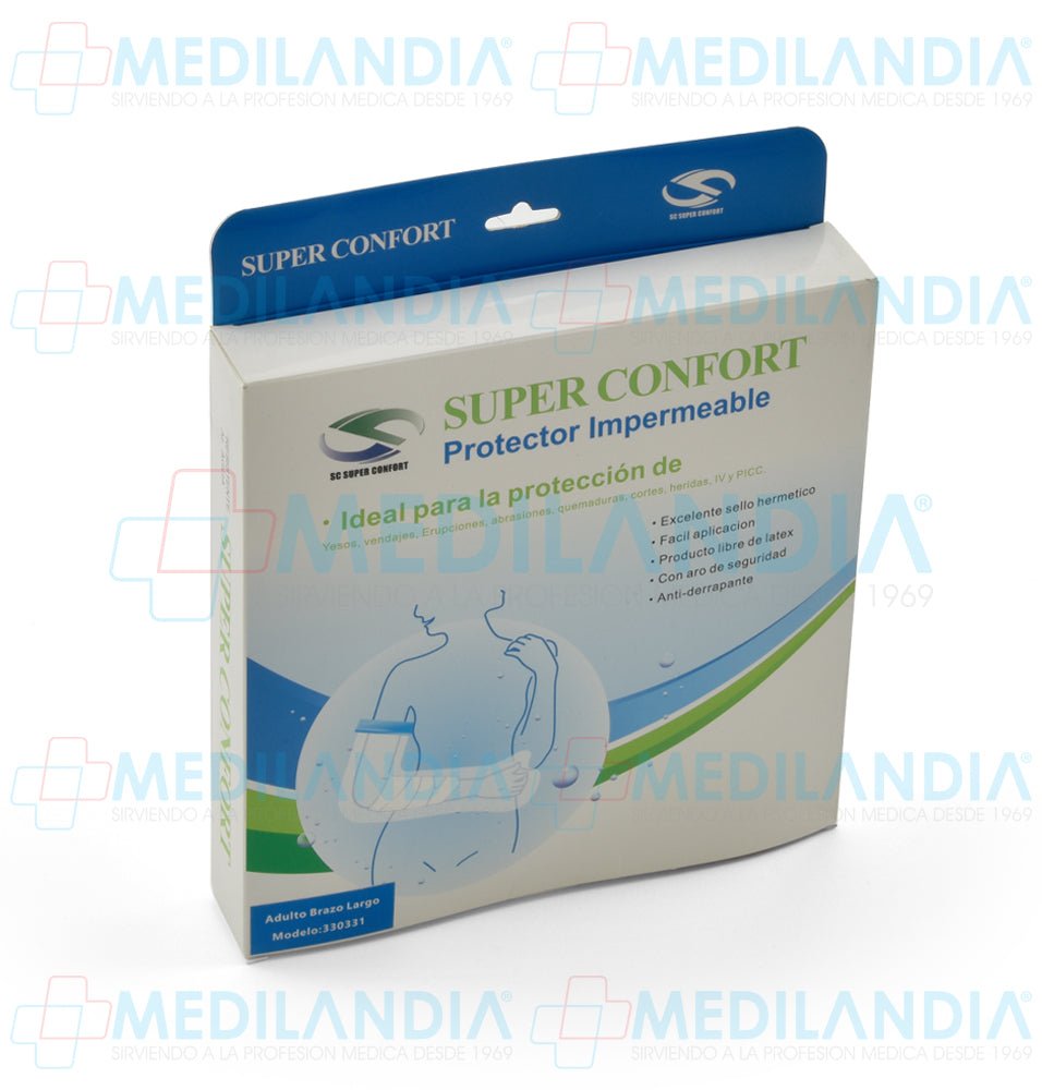 Bolsa protectora de ducha larga para mano adulto - Bolsa protectora - SUPER CONFORT- MEDILANDIA | Tienda de productos y equipos médicos de calidad en México | Soluciones profesionales para clínicas, hospitales y consultorios.