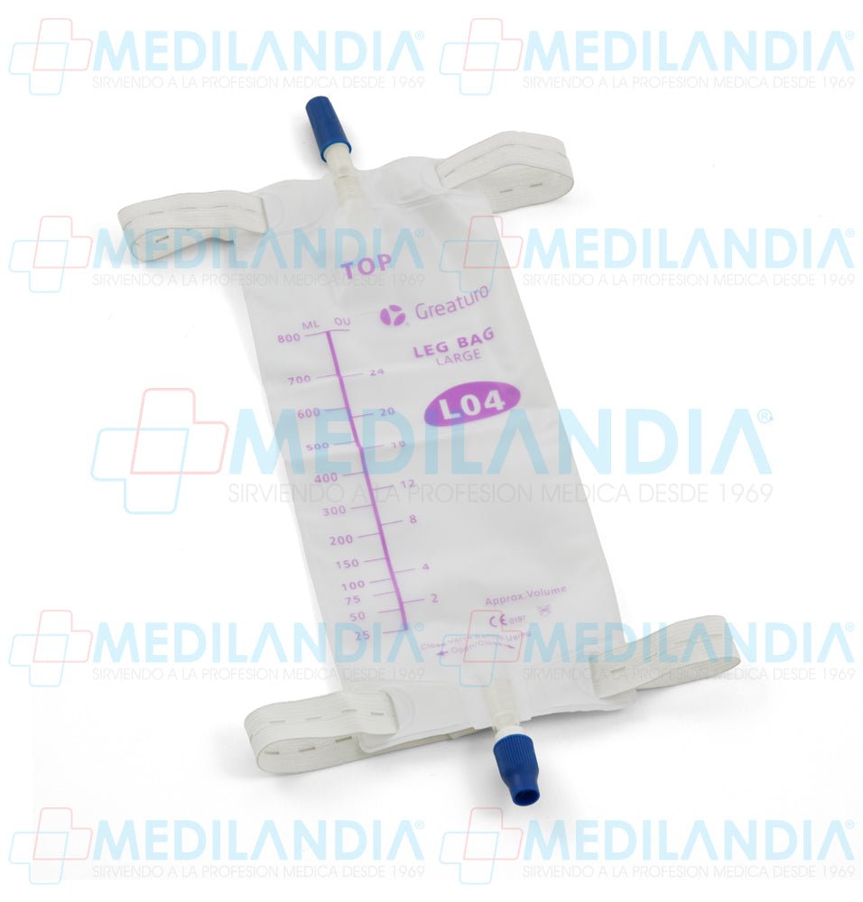 Bolsa recolectora de orina para pierna de 800 ml con cinturón integrado - Bolsa recolectora - MEDSTAR - MEDILANDIA | Tienda de productos y equipos médicos de calidad en México | Soluciones profesionales para clínicas, hospitales y consultorios.