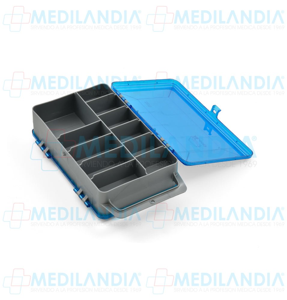 Caja multiusos con compartimientos en ambos lados PLANO 3215 - Caja Plano - PLANO - MEDILANDIA | Tienda de productos y equipos médicos de calidad en México | Soluciones profesionales para clínicas, hospitales y consultorios.