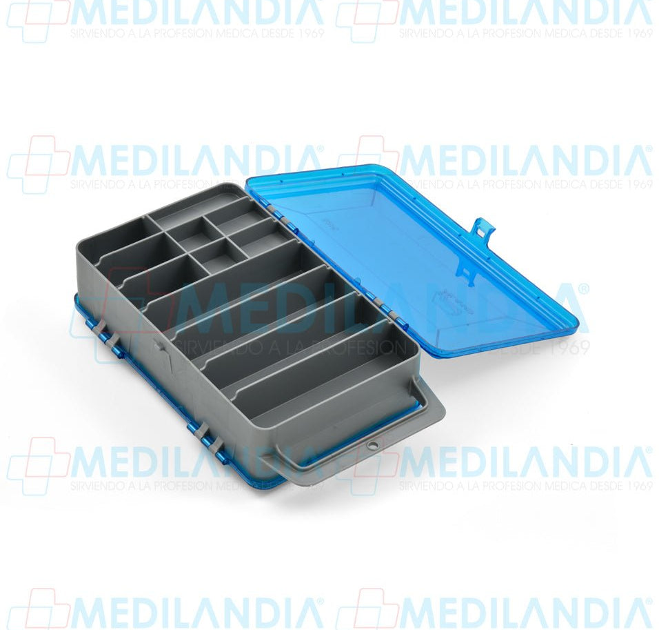 Caja multiusos con compartimientos en ambos lados PLANO 3215 - Caja Plano - PLANO - MEDILANDIA | Tienda de productos y equipos médicos de calidad en México | Soluciones profesionales para clínicas, hospitales y consultorios.