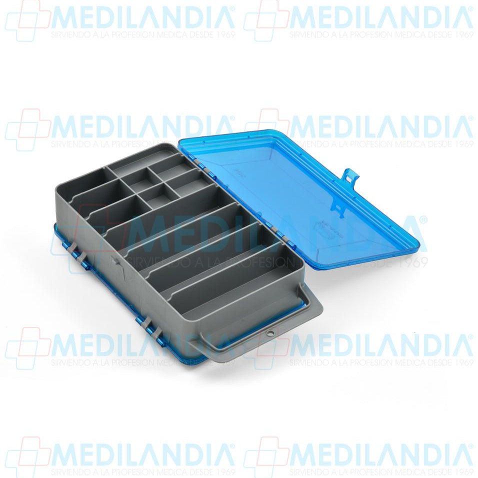 Caja multiusos con compartimientos en ambos lados PLANO 3215 - Caja Plano - PLANO - MEDILANDIA | Tienda de productos y equipos médicos de calidad en México | Soluciones profesionales para clínicas, hospitales y consultorios.