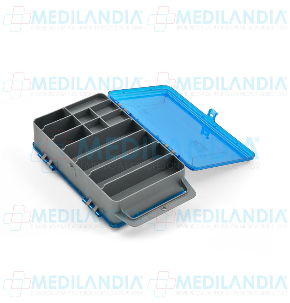 Caja multiusos con compartimientos en ambos lados PLANO 3215 - Caja Plano - PLANO - MEDILANDIA | Tienda de productos y equipos médicos de calidad en México | Soluciones profesionales para clínicas, hospitales y consultorios.