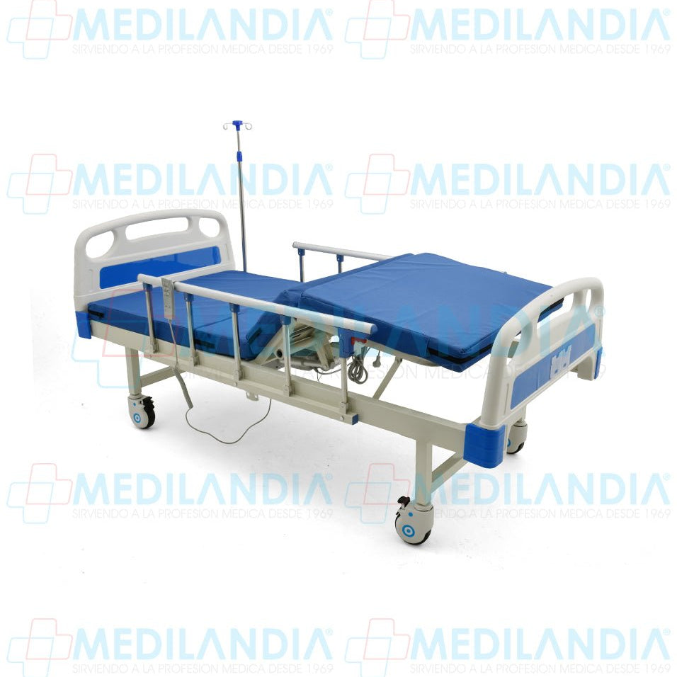 Cama eléctrica de 3 funciones altura fija - Cama para hospital - EM- MEDILANDIA | Tienda de productos y equipos médicos de calidad en México | Soluciones profesionales para clínicas, hospitales y consultorios.