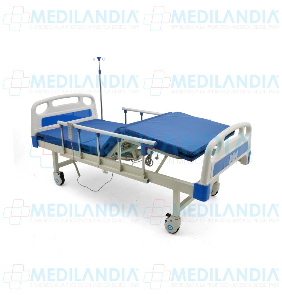 Cama eléctrica de 3 funciones altura fija - Cama para hospital - EM- MEDILANDIA | Tienda de productos y equipos médicos de calidad en México | Soluciones profesionales para clínicas, hospitales y consultorios.