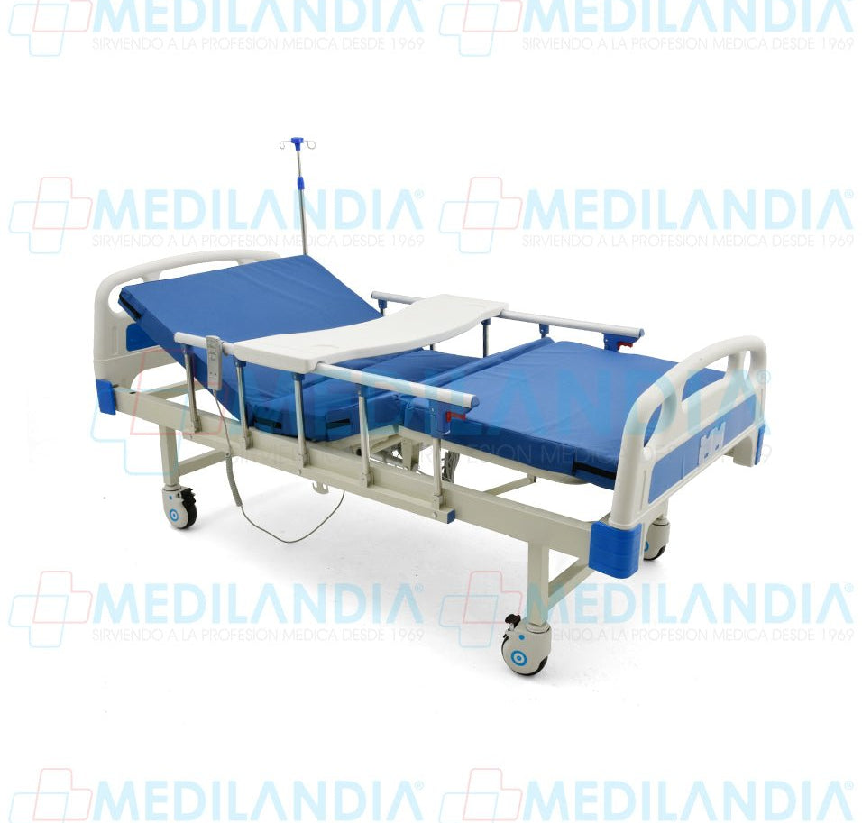 Cama eléctrica de 3 funciones altura fija - Cama para hospital - EM- MEDILANDIA | Tienda de productos y equipos médicos de calidad en México | Soluciones profesionales para clínicas, hospitales y consultorios.