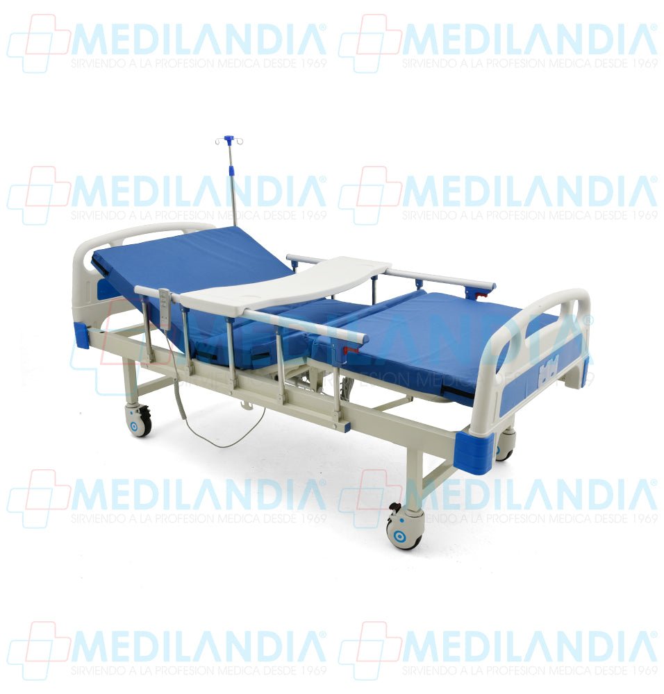 Cama eléctrica de 3 funciones altura fija - Cama para hospital - EM- MEDILANDIA | Tienda de productos y equipos médicos de calidad en México | Soluciones profesionales para clínicas, hospitales y consultorios.
