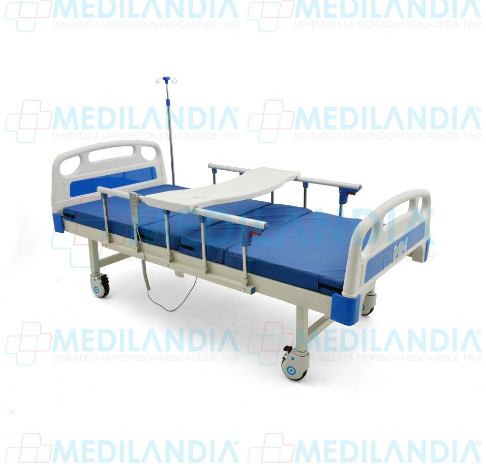 Cama eléctrica de 3 funciones altura fija - Cama para hospital - EM- MEDILANDIA | Tienda de productos y equipos médicos de calidad en México | Soluciones profesionales para clínicas, hospitales y consultorios.