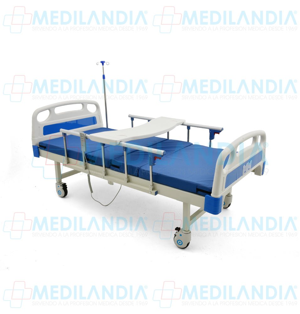 Cama eléctrica de 3 funciones altura fija - Cama para hospital - EM- MEDILANDIA | Tienda de productos y equipos médicos de calidad en México | Soluciones profesionales para clínicas, hospitales y consultorios.