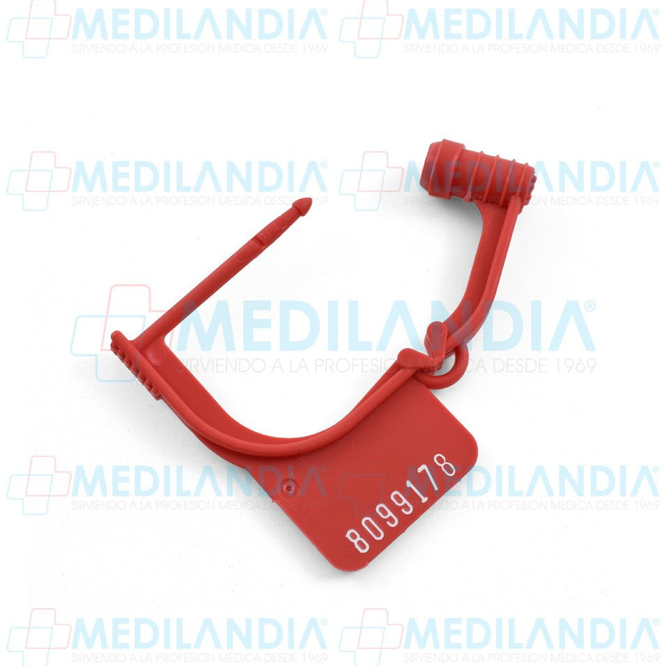 Candado de seguridad desechable cuadrado paquete con 100 piezas - Candado - MEDILANDIA - MEDILANDIA | Tienda de productos y equipos médicos de calidad en México | Soluciones profesionales para clínicas, hospitales y consultorios.
