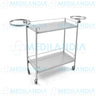 Carro auxiliar clínico con aros - Carro de curaciones - MEDILANDIA- MEDILANDIA | Tienda de productos y equipos médicos de calidad en México | Soluciones profesionales para clínicas, hospitales y consultorios.